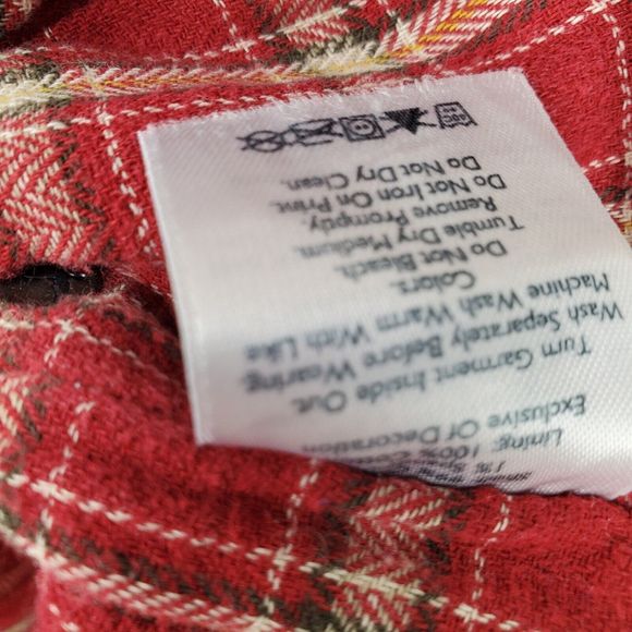 Eddie Bauer Boyfriend Relaxed Mid Rise Flannel Lined Blue Jeans Sz 14 - Picture 7 of 7